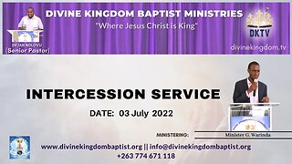 Intercession led by Minister G. Warinda (03 July 2022)