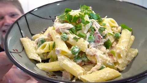 Creamy Chicken and Bacon Pasta Recipe