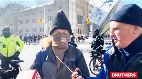 Paid Provocateurs at Toronto Truckers Convoy Yesterday?