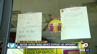 Poway mayor: Water critics support his opponent