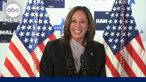 VP Kamala Harris speaks at campaign HQ after President Biden exits 2024 race| A-Dream ✅