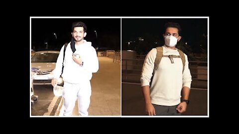 Arjun Bijlani & Abhinav Shukla Snapped At The Airport