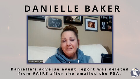 Danielle’s adverse event report was deleted from VAERS after she emailed the FDA.