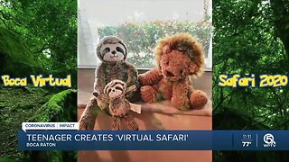 Boca Raton teen creates 'virtual safari'