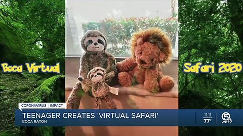 Boca Raton teen creates 'virtual safari'