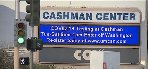 Cashman Center COVID-19 vaccination site closing for the weekend