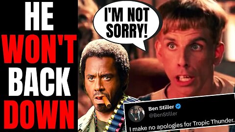 Ben Stiller REFUSES To Apologize For Tropic Thunder | Woke Hollywood Can't Be "Offensive" Anymore!