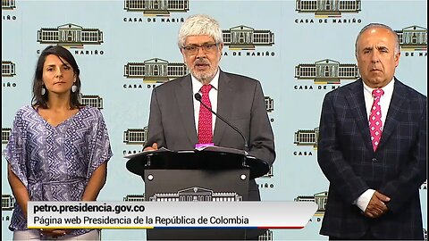 🎥Rueda de prensa del Ministro de Transporte, Guillermo Francisco Reyes, y del Ministro de Comercio,👇