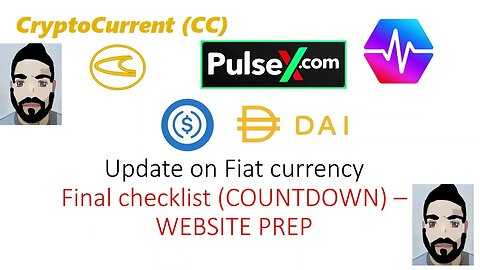 Update on Fiat advice for PulseChain (LAUNCH PREP)