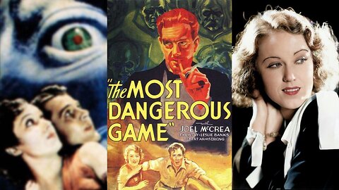 THE MOST DANGEROUS GAME (1932) Joel McCrea, Fay Wray & Leslie Banks | Action, Horror | COLORIZED