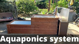 Simple and small aquaponic system design example and set up run-through