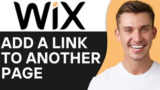 HOW TO ADD A LINK TO ANOTHER PAGE ON WIX