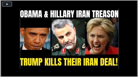 Trump Expose Obama & Hillary /Iran Treason & kills their Evil Iran Deal