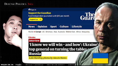 Russia now have 520,000 troops in Ukraine... so Ukraine will win!!! - Syrskyi's Guardian Interview