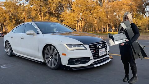 Making The Audi A7 Look AGRESSIVE With Ebay Parts | End Of Year Paradox Wrap SALE