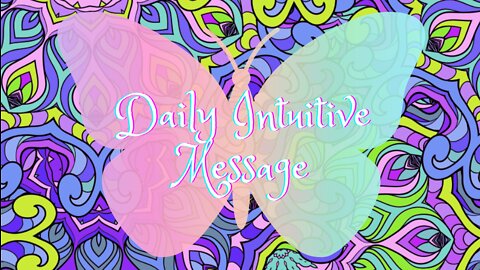 Daily Intuitive Message ~ Homemade Oracle Card Mash Up