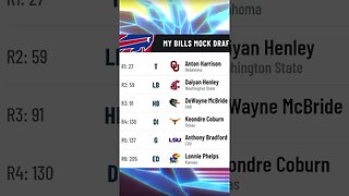 Buffalo Bills 2023 NFL Mock Draft