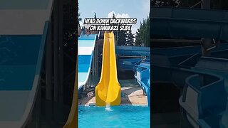 head down backwards on kamikaze slide