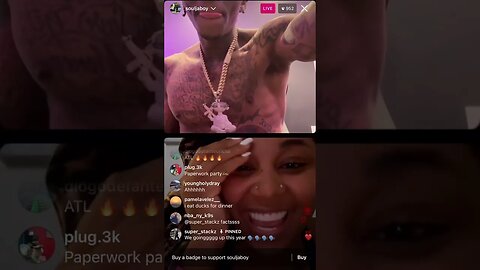 SOULJA BOY IG LIVE: Big Draco Studio Session Spits Hot Freestyles (13-02-23)