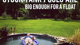 Stock Tank Pools Turn Your Backyard into an Oasis