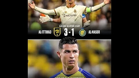 Angry Cristiano Ronaldo crashes out of King Cup Al Nassr 1-0 Al Wehda