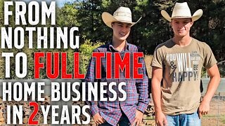 From NOTHING To FULL TIME Home BUSINESS In 2 YEARS! PODCAST!