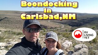 Bookdocking In New Mexico | Perfect location Near Carlsbad Cavern for FREE CAMPING!