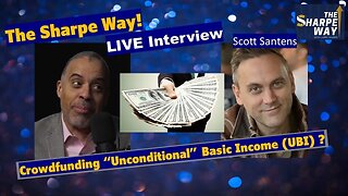 Can we crowdfund "Unconditional Basic Income" (UBI)? Author Scott Santens discusses