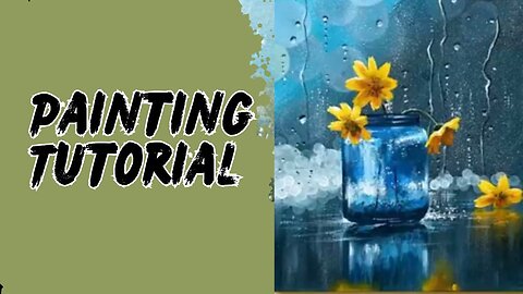 Rainy Day Painting Acrylic Painting for Beginners