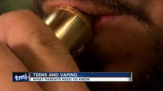 'Vaping' on the rise among young people