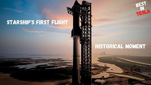 Starship Test Flight 4.20.2023 - Historical moment