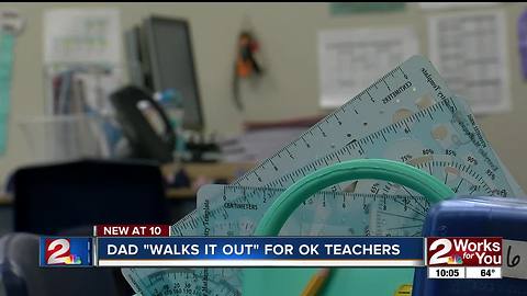 Green Country Dad's unique video on teacher walkout gets more than 48K views