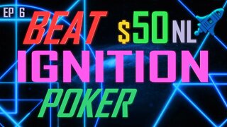 $50NL ep 6 IGNITION CASINO ONLINE POKER with GLOBAL POKER TOURNEY ON THE SIDE