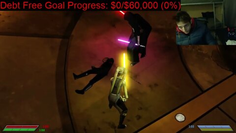 Darth Revan VS Luke Skywalker In A Battle With Live Commentary In Star Wars Jedi Knight Jedi Academy