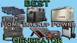 Best Home Backup Power Generator 2022