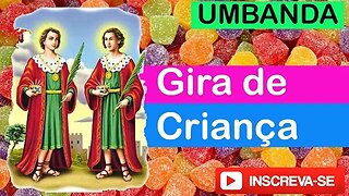 Gira de Criança - ibeijada já vai embora, aruanda está lhe chamando! e vou puxar gira no céu,