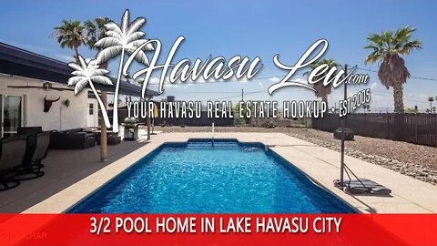 Lake Havasu Pool Home 3297 Cinnamon Dr MLS 1023002