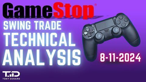 Gamestop TA for Swing Traders Aug 11, 2024 - #Gamestop #GME #TA #tonydenaro