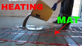 FLOORING OVER UNDERFLOOR HEATING MAT