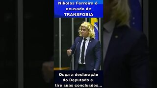 Nikolas Ferreira é acusado de transfobia #shorts