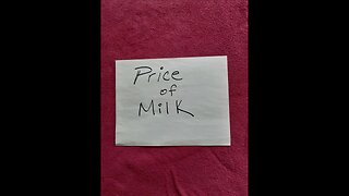 Price of Milk #shorts