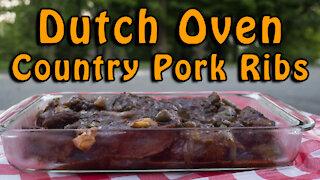Dutch Oven Country Pork Ribs