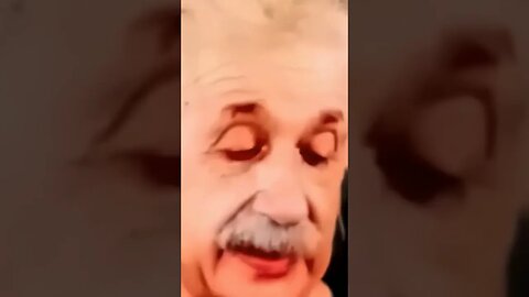 1930 Albert Einstein Explains Theory of Relativity colorized by AI Technology