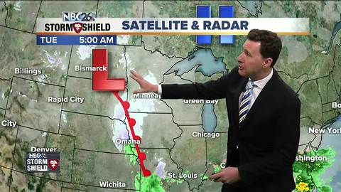 Michael Fish's NBC26 Storm Shield weather forecast