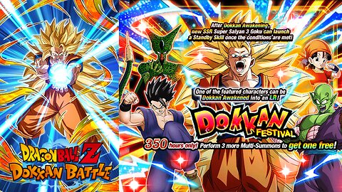 DBZ Dokkan Battle: Dokkan Festival Dragonfist SS3 Goku Banner Summons