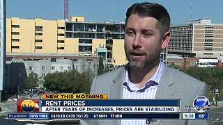Rent prices stabilizing as more units get built