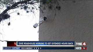 Dixie Roadhouse working to get extended hours back
