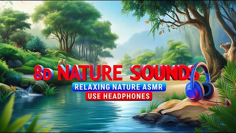 🎧 8D Nature Sounds | Relaxing Nature ASMR | USE HEADPHONES 🎧