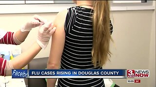 Flu cases rising in Douglas County