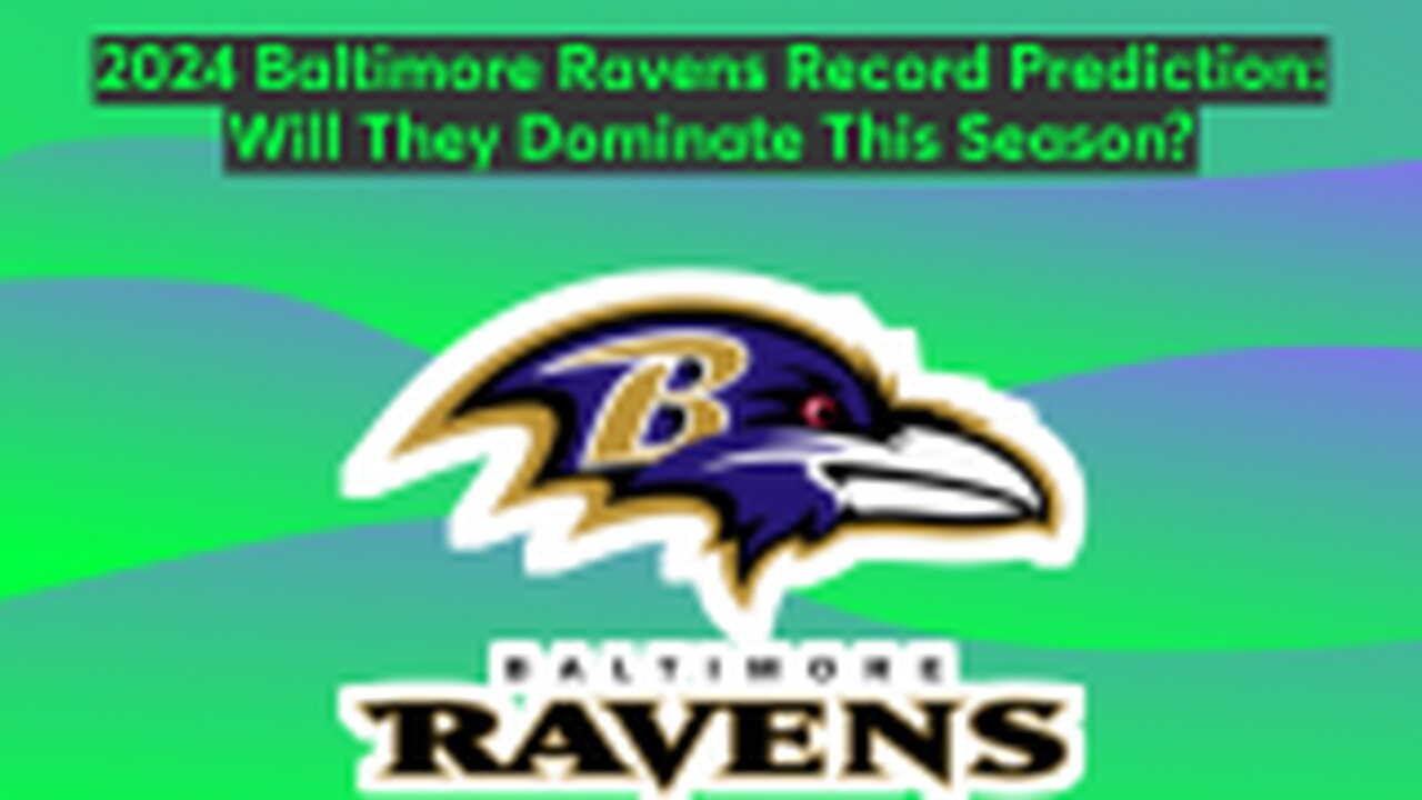 Ravens Record Prediction 2024 Season Kari Sandye